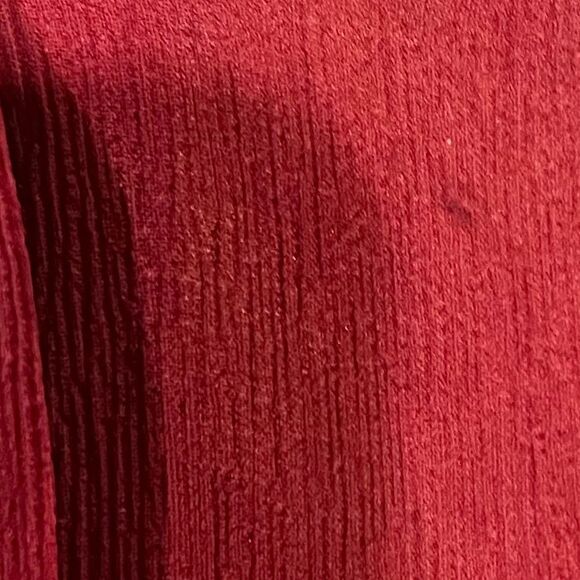 Armani Collezioni Silk Red Button Down Shirt Notched Collar Size 6 - Picture 9 of 9